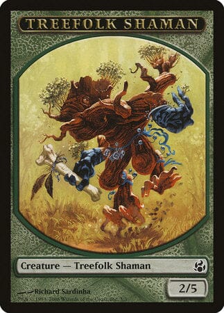 Treefolk Shaman Token [Morningtide Tokens] MTG Single Magic: The Gathering  | Multizone: Comics And Games