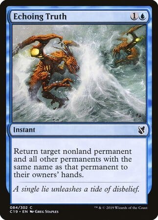 Echoing Truth [Commander 2019] MTG Single Magic: The Gathering  | Multizone: Comics And Games