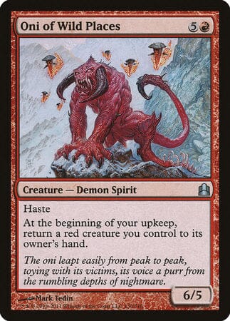 Oni of Wild Places [Commander 2011] MTG Single Magic: The Gathering  | Multizone: Comics And Games