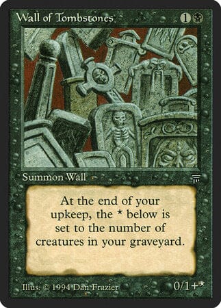 Wall of Tombstones [Legends] MTG Single Magic: The Gathering  | Multizone: Comics And Games