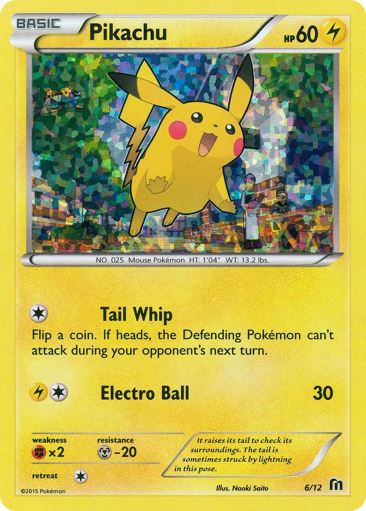Pikachu (6/12) [McDonald's Promos: 2015 Collection] Pokemon Single Pokémon  | Multizone: Comics And Games