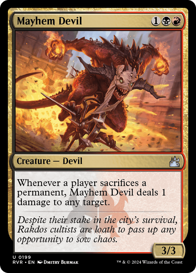Mayhem Devil [Ravnica Remastered] MTG Single Magic: The Gathering  | Multizone: Comics And Games