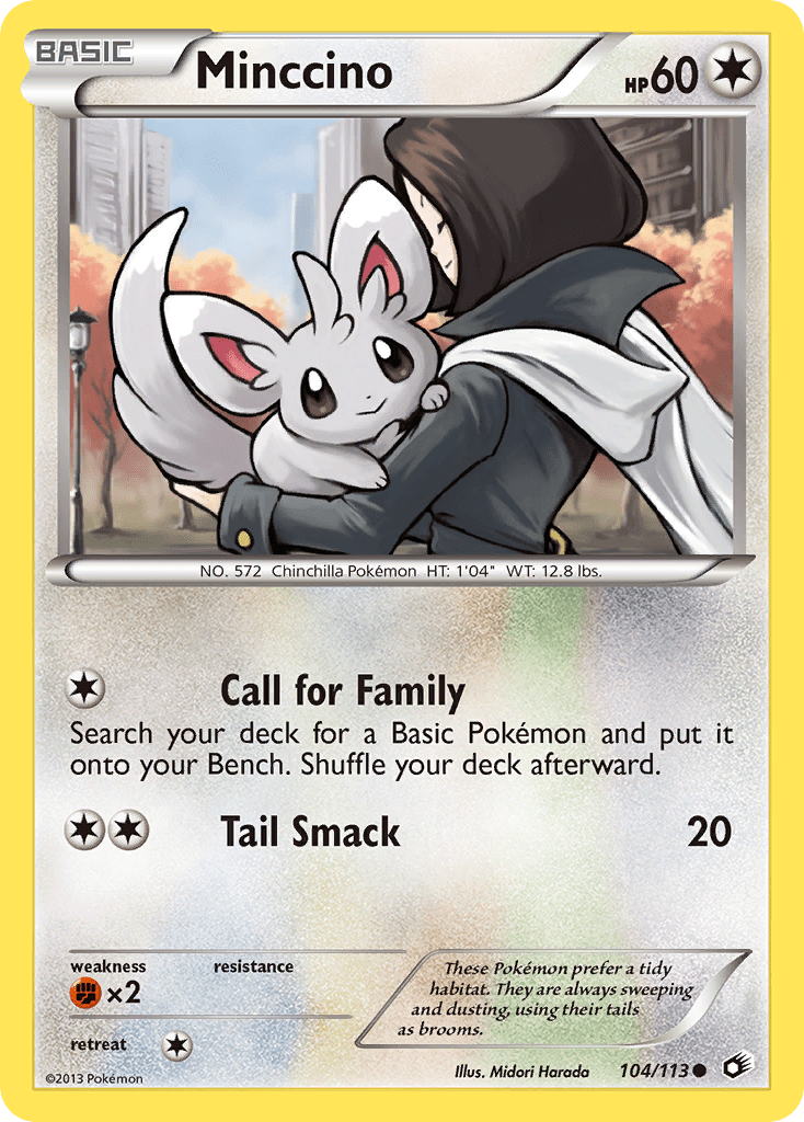 Minccino (104/113) [Black & White: Legendary Treasures] Pokemon Single Pokémon  | Multizone: Comics And Games