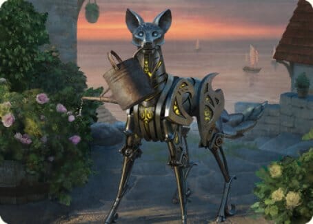 Clockwork Fox Art Card [Commander Legends: Battle for Baldur's Gate Art Series] MTG Single Magic: The Gathering  | Multizone: Comics And Games