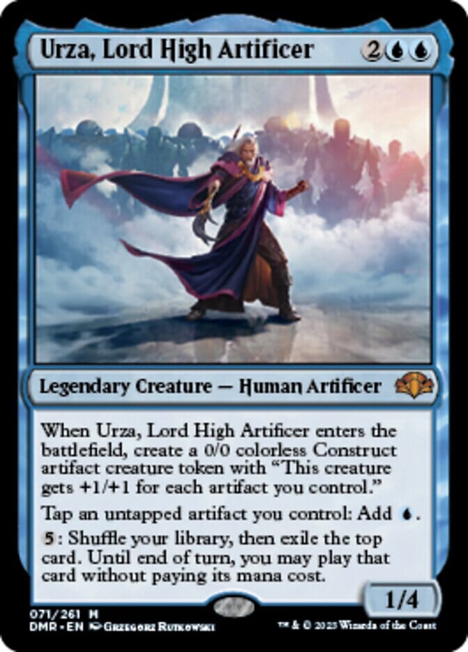 Urza, Lord High Artificer [Dominaria Remastered] MTG Single Magic: The Gathering  | Multizone: Comics And Games