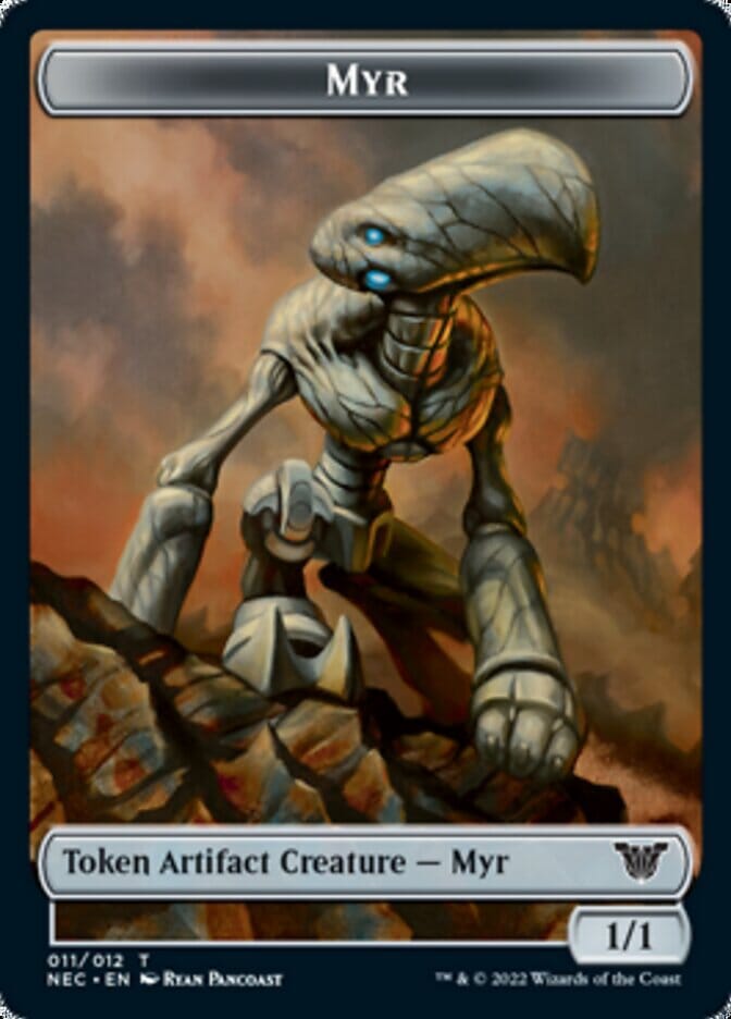 Myr // Spirit (002) Double-sided Token [Kamigawa: Neon Dynasty Commander Tokens] MTG Single Magic: The Gathering  | Multizone: Comics And Games