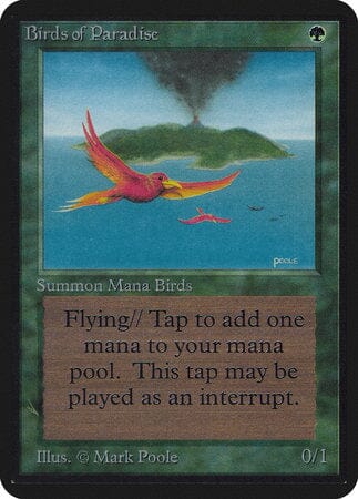 Birds of Paradise [Limited Edition Alpha] MTG Single Magic: The Gathering  | Multizone: Comics And Games