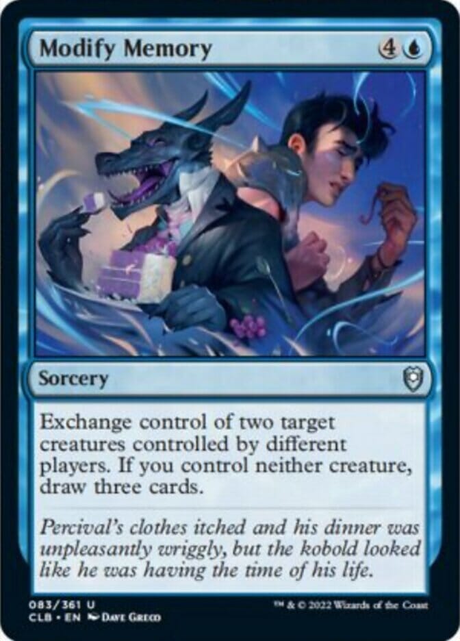 Modify Memory [Commander Legends: Battle for Baldur's Gate] MTG Single Magic: The Gathering  | Multizone: Comics And Games