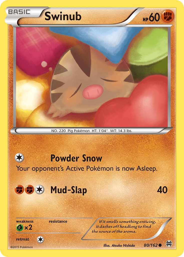 Swinub (80/162) [XY: BREAKthrough] Pokemon Single Pokémon  | Multizone: Comics And Games