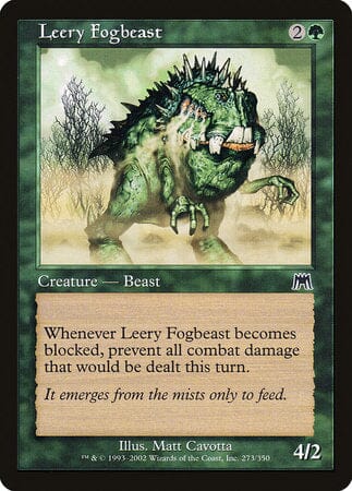 Leery Fogbeast [Onslaught] MTG Single Magic: The Gathering  | Multizone: Comics And Games