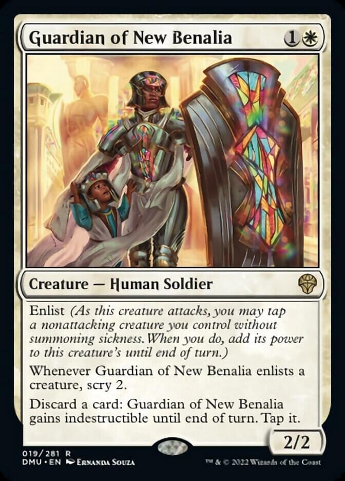 Guardian of New Benalia [Dominaria United] MTG Single Magic: The Gathering  | Multizone: Comics And Games