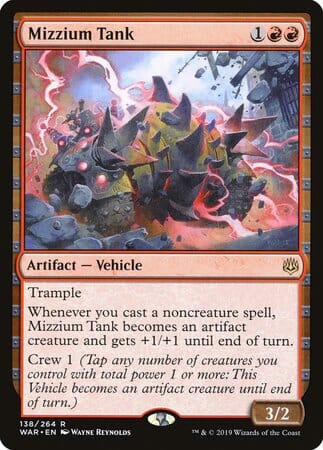 Mizzium Tank [War of the Spark] MTG Single Magic: The Gathering  | Multizone: Comics And Games