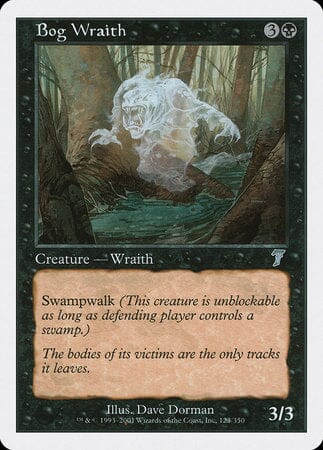 Bog Wraith [Seventh Edition] MTG Single Magic: The Gathering  | Multizone: Comics And Games