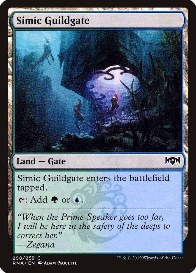 Simic Guildgate (258/259) [Ravnica Allegiance] MTG Single Magic: The Gathering  | Multizone: Comics And Games
