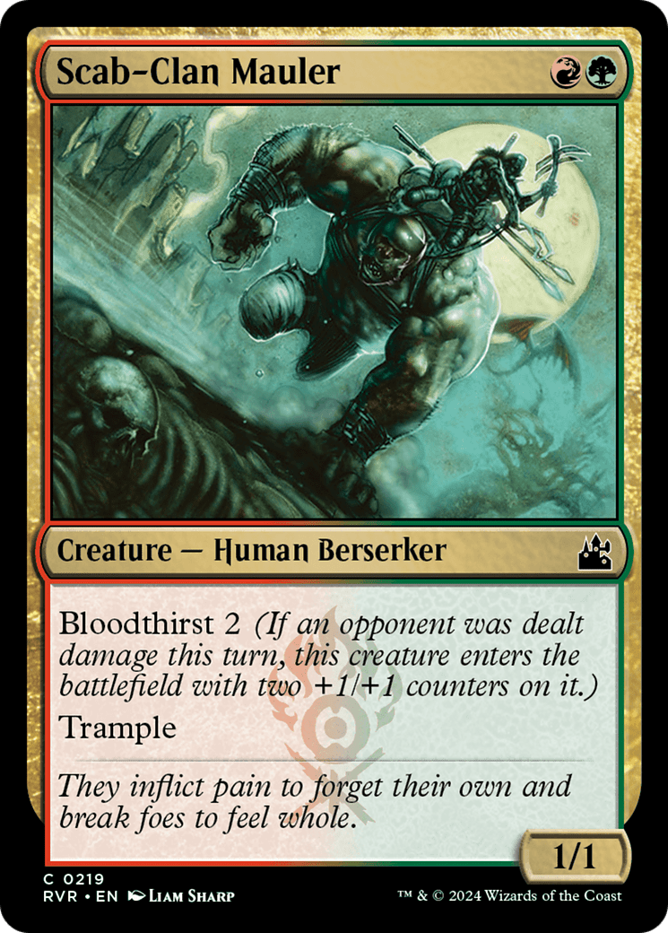 Scab-Clan Mauler [Ravnica Remastered] MTG Single Magic: The Gathering  | Multizone: Comics And Games