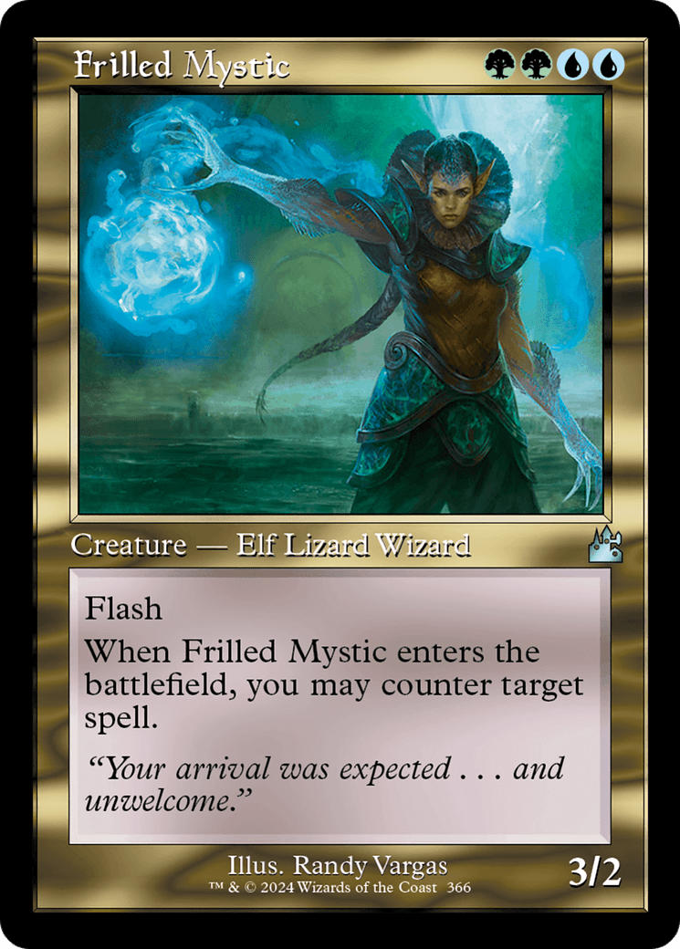 Frilled Mystic (Retro Frame) [Ravnica Remastered] MTG Single Magic: The Gathering  | Multizone: Comics And Games
