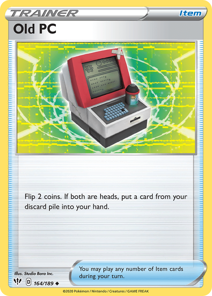 Old PC (164/189) [Sword & Shield: Darkness Ablaze] Pokemon Single Pokémon  | Multizone: Comics And Games