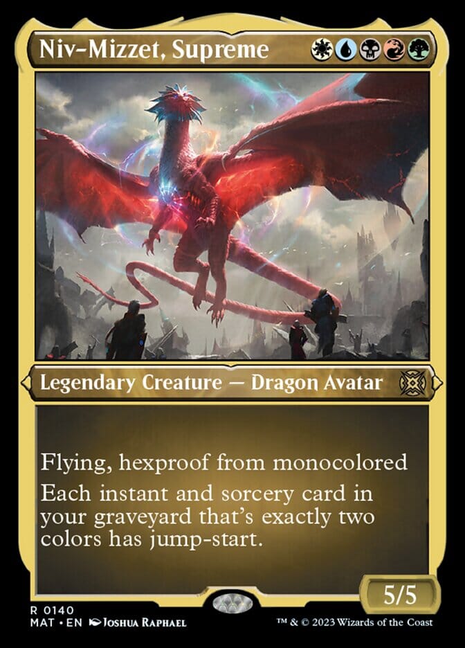 Niv-Mizzet, Supreme (Foil Etched) [March of the Machine: The Aftermath] MTG Single Magic: The Gathering  | Multizone: Comics And Games
