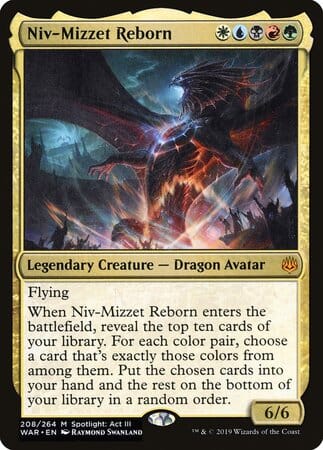 Niv-Mizzet Reborn [War of the Spark] MTG Single Magic: The Gathering  | Multizone: Comics And Games