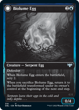 Biolume Egg // Biolume Serpent [Innistrad: Double Feature] MTG Single Magic: The Gathering  | Multizone: Comics And Games