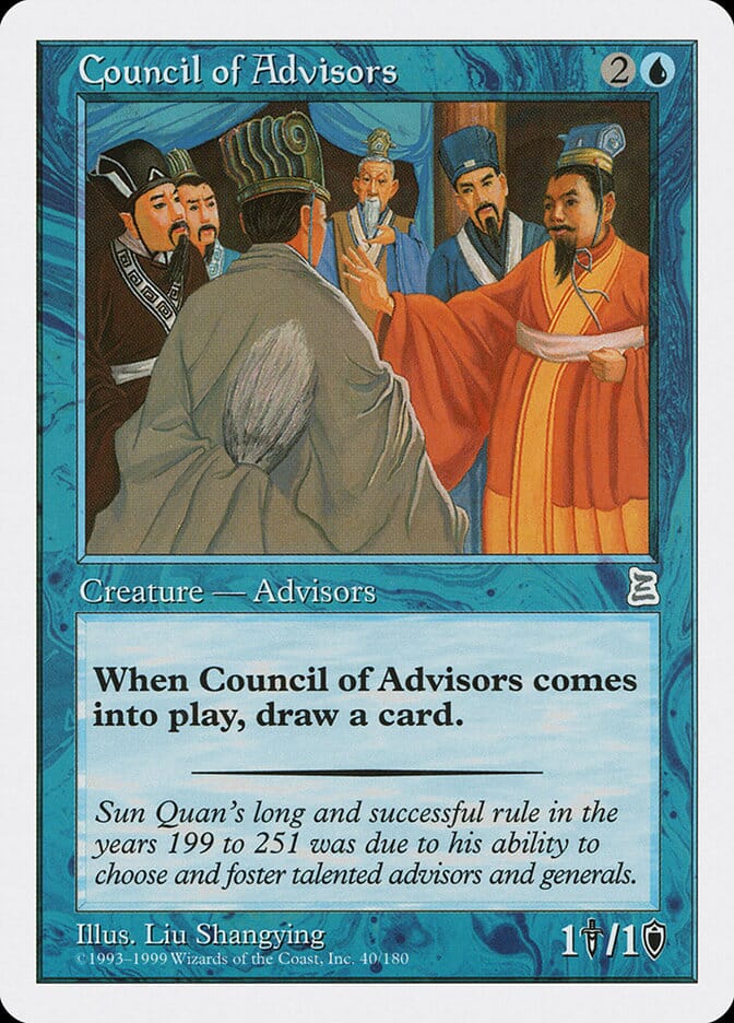 Council of Advisors [Portal Three Kingdoms] MTG Single Magic: The Gathering  | Multizone: Comics And Games