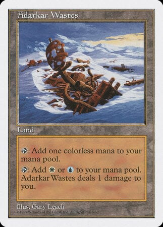 Adarkar Wastes [Fifth Edition] MTG Single Magic: The Gathering  | Multizone: Comics And Games