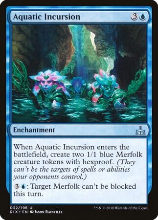 Aquatic Incursion [Rivals of Ixalan] MTG Single Magic: The Gathering  | Multizone: Comics And Games