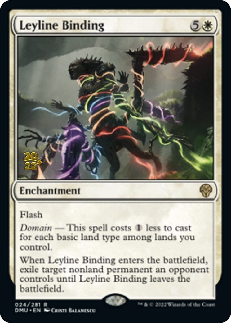 Leyline Binding [Dominaria United Prerelease Promos] MTG Single Magic: The Gathering  | Multizone: Comics And Games