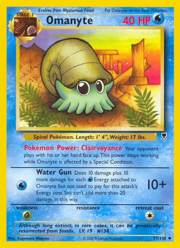 Omanyte (57/110) [Legendary Collection] Pokemon Single Pokémon  | Multizone: Comics And Games