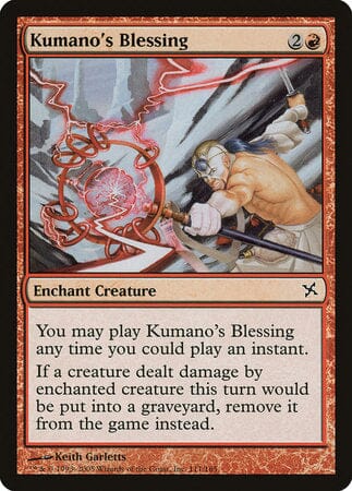 Kumano's Blessing [Betrayers of Kamigawa] MTG Single Magic: The Gathering  | Multizone: Comics And Games