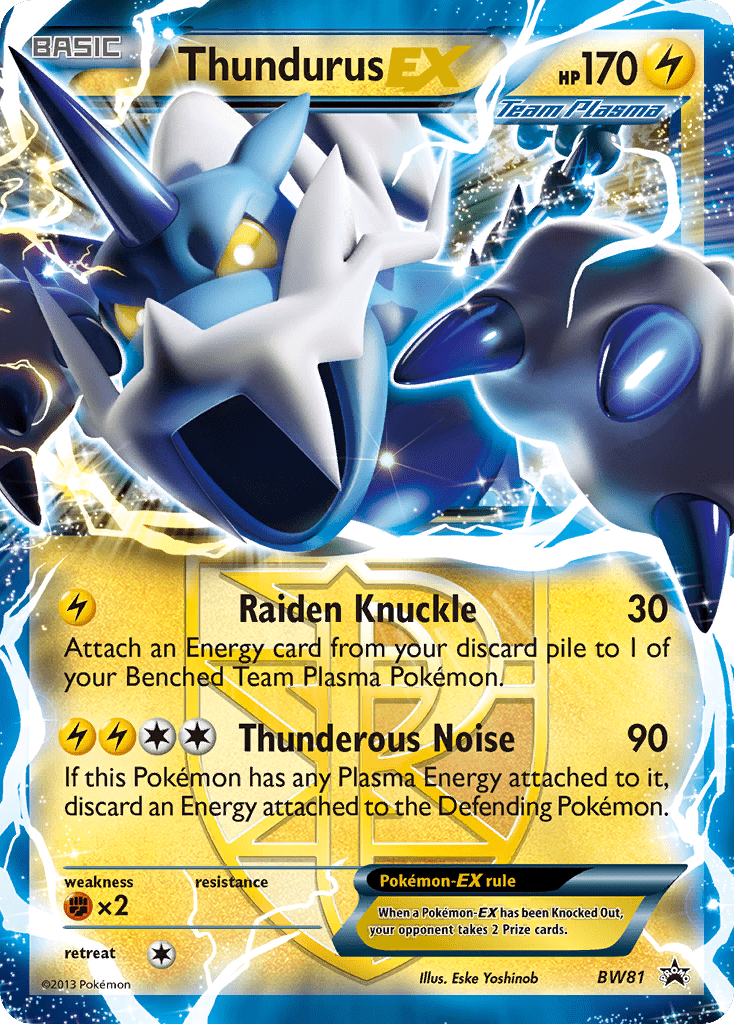 Thundurus EX (BW81) [Black & White: Black Star Promos] Pokemon Single Pokémon  | Multizone: Comics And Games