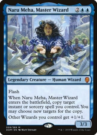 Naru Meha, Master Wizard [Dominaria] MTG Single Magic: The Gathering  | Multizone: Comics And Games