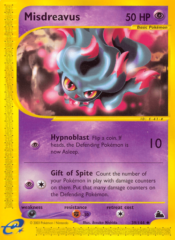 Misdreavus (39/144) [Skyridge] Pokemon Single Pokémon  | Multizone: Comics And Games