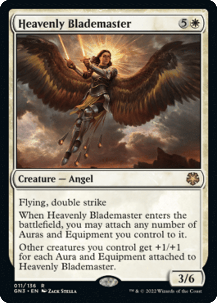 Heavenly Blademaster [Game Night: Free-for-All] MTG Single Magic: The Gathering  | Multizone: Comics And Games