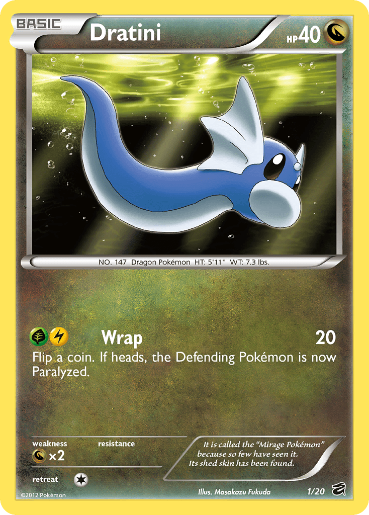 Dratini (1/20) [Black & White: Dragon Vault] Pokemon Single Pokémon  | Multizone: Comics And Games