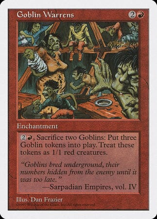 Goblin Warrens [Fifth Edition] MTG Single Magic: The Gathering  | Multizone: Comics And Games