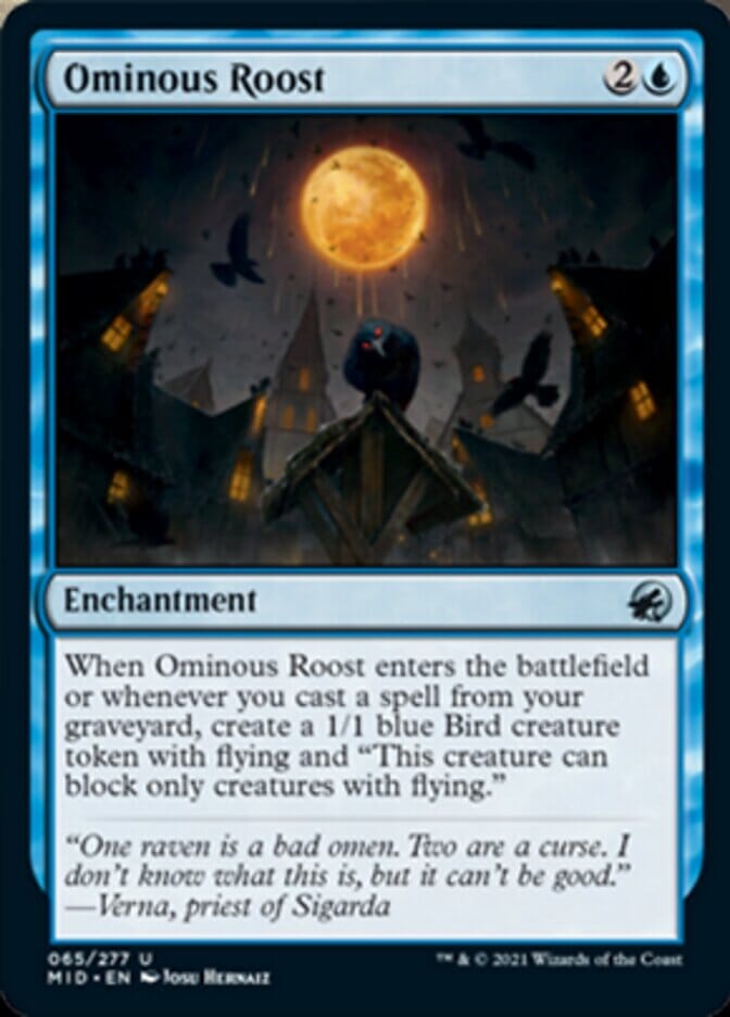 Ominous Roost [Innistrad: Midnight Hunt] MTG Single Magic: The Gathering  | Multizone: Comics And Games