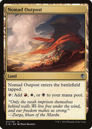 Nomad Outpost [Commander 2016] MTG Single Magic: The Gathering  | Multizone: Comics And Games