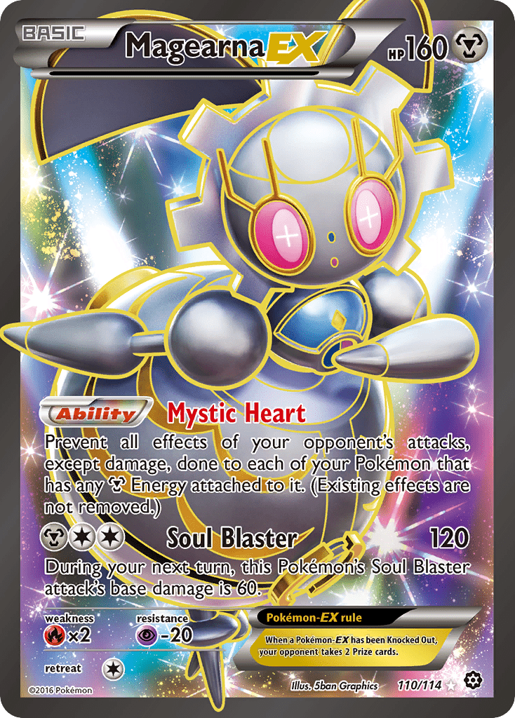 Magearna EX (110/114) [XY: Steam Siege] Pokemon Single Pokémon  | Multizone: Comics And Games