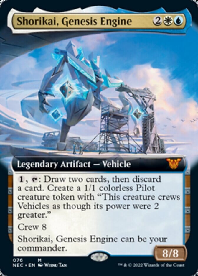 Shorikai, Genesis Engine (Extended) [Kamigawa: Neon Dynasty Commander] MTG Single Magic: The Gathering  | Multizone: Comics And Games