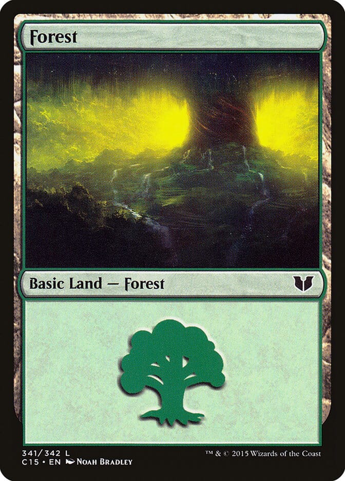Forest (341) [Commander 2015] MTG Single Magic: The Gathering  | Multizone: Comics And Games