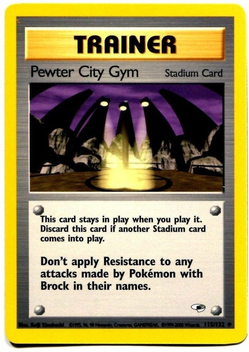 Pewter City Gym (115/132) [Gym Heroes Unlimited] Pokemon Single Pokémon  | Multizone: Comics And Games