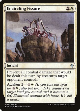 Encircling Fissure [Battle for Zendikar] MTG Single Magic: The Gathering  | Multizone: Comics And Games