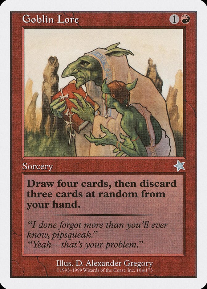 Goblin Lore [Starter 1999] MTG Single Magic: The Gathering  | Multizone: Comics And Games