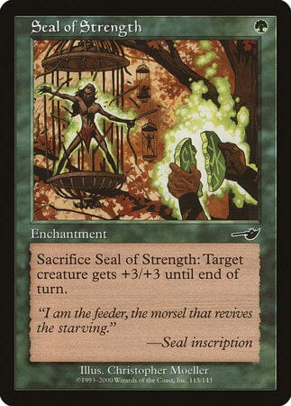 Seal of Strength [Nemesis] MTG Single Magic: The Gathering  | Multizone: Comics And Games