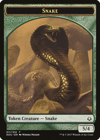 Snake Token [Hour of Devastation Tokens] MTG Single Magic: The Gathering  | Multizone: Comics And Games
