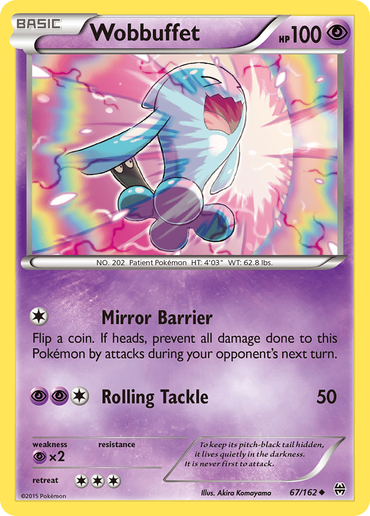 Wobbuffet (67/162) [XY: BREAKthrough] Pokemon Single Pokémon  | Multizone: Comics And Games