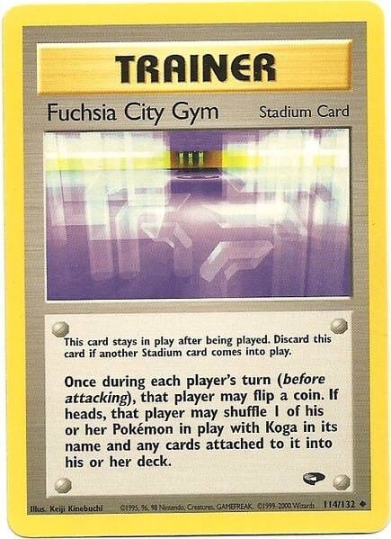 Fuchsia City Gym (114/132) [Gym Challenge Unlimited] Pokemon Single Pokémon  | Multizone: Comics And Games