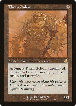 Thran Golem [Urza's Destiny] MTG Single Magic: The Gathering  | Multizone: Comics And Games