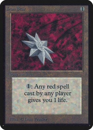 Iron Star [Limited Edition Alpha] MTG Single Magic: The Gathering  | Multizone: Comics And Games